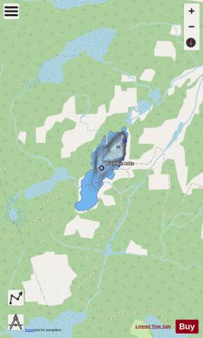 Buckskin Lake depth contour Map - i-Boating App - Streets