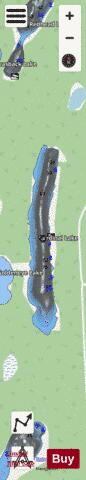Cardinal Lake depth contour Map - i-Boating App - Streets