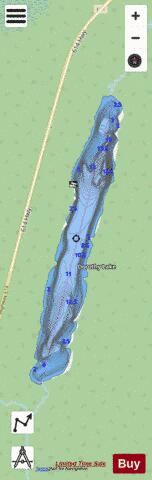 Dorothy Lake depth contour Map - i-Boating App - Streets