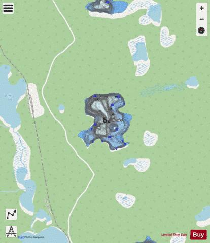 Eli Lake depth contour Map - i-Boating App - Streets
