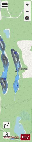 Fisher Lake depth contour Map - i-Boating App - Streets