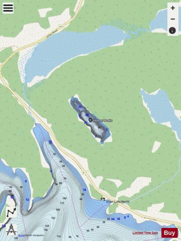 Howard Lake depth contour Map - i-Boating App - Streets