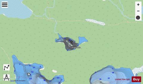 Hugli Lake / Mountain Lake depth contour Map - i-Boating App - Streets