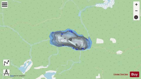 Joyces Lake / Stoughton Lake depth contour Map - i-Boating App - Streets