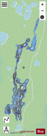 Laidlaw Lake depth contour Map - i-Boating App - Streets