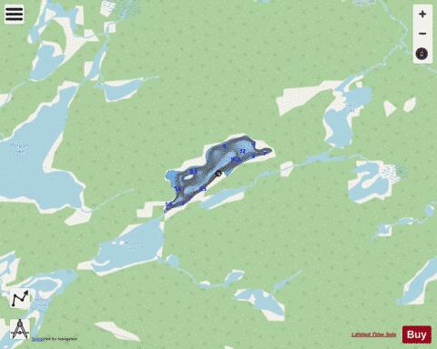 Lake Sudbury Morgan depth contour Map - i-Boating App - Streets