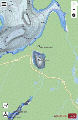 Laurence Lake depth contour Map - i-Boating App - Streets