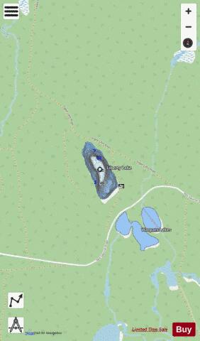 Liberty Lake depth contour Map - i-Boating App - Streets