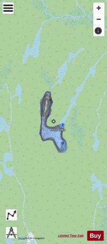 Limit Lake depth contour Map - i-Boating App - Streets