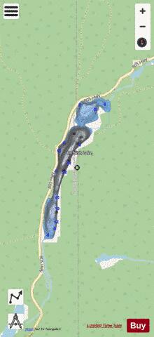 Mcnish Lake depth contour Map - i-Boating App - Streets