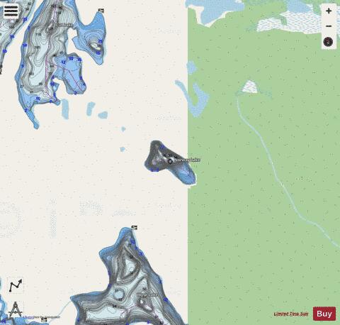 Norway Lake depth contour Map - i-Boating App - Streets