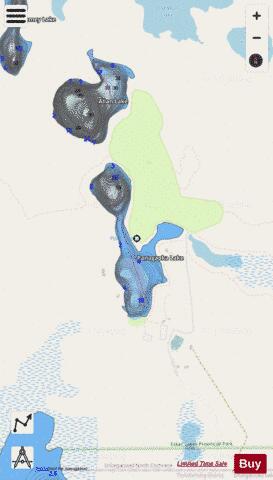 Panagapka Lake depth contour Map - i-Boating App - Streets