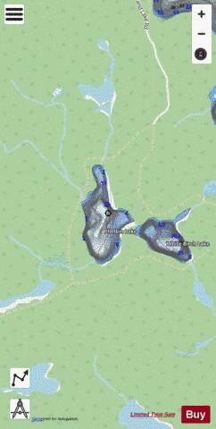 Phelbin Lake depth contour Map - i-Boating App - Streets