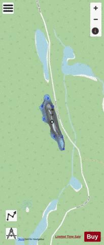 Redpine Lake Reaume depth contour Map - i-Boating App - Streets