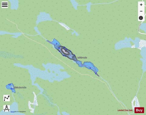 Rolufs Lake depth contour Map - i-Boating App - Streets