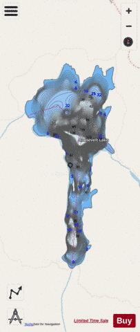 Roosevelt Lake depth contour Map - i-Boating App - Streets