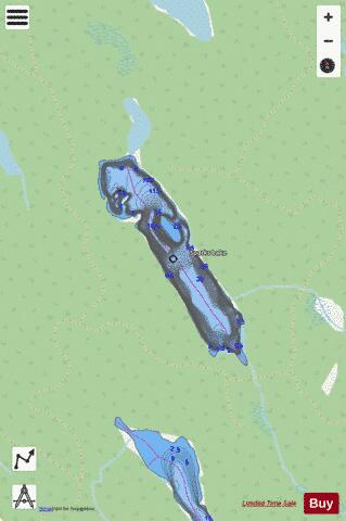 Sparks Lake depth contour Map - i-Boating App - Streets