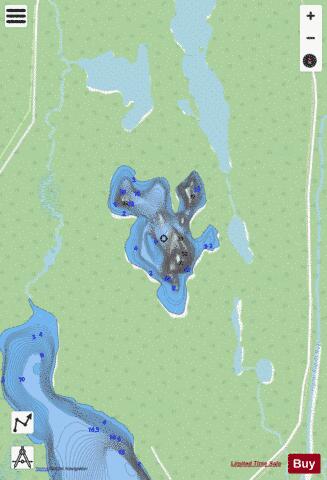 Star Lake Alexandra depth contour Map - i-Boating App - Streets