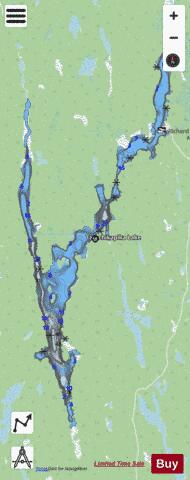 Tatachikapika Lake depth contour Map - i-Boating App - Streets