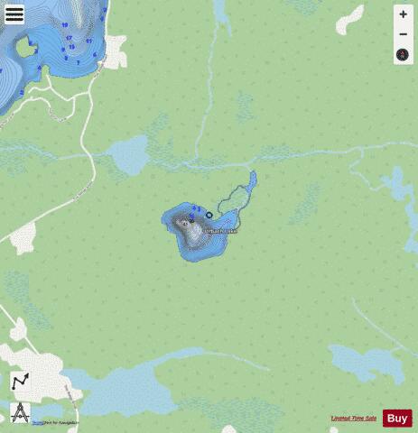 Urbach Lake depth contour Map - i-Boating App - Streets