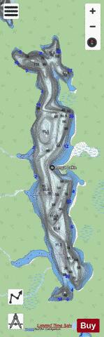 Waonga Lake depth contour Map - i-Boating App - Streets
