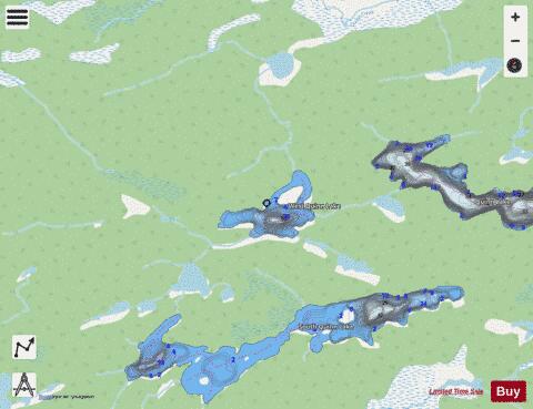 West Quinn Lake depth contour Map - i-Boating App - Streets
