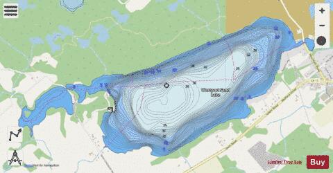 Westport Sand Lake depth contour Map - i-Boating App - Streets