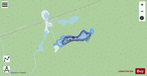 Wicklow Lake depth contour Map - i-Boating App - Streets