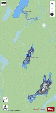 Wilbur Lake depth contour Map - i-Boating App - Streets