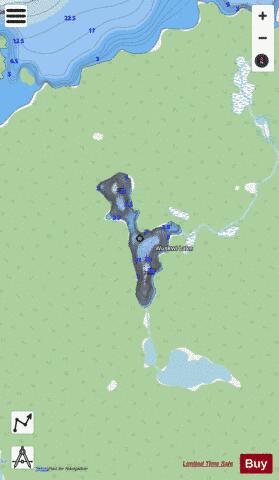 Wuskwi Lake depth contour Map - i-Boating App - Streets