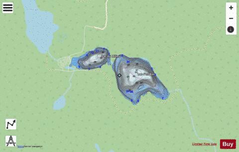 Bas Lac D En depth contour Map - i-Boating App - Streets