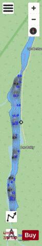 Betty Lac depth contour Map - i-Boating App - Streets