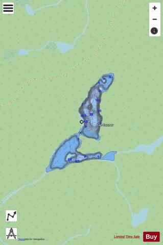 CONNOR depth contour Map - i-Boating App - Streets