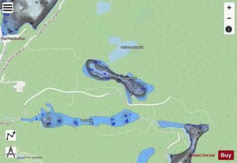 Demele Lac depth contour Map - i-Boating App - Streets