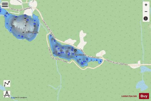 Fairburn Lac / Lac McGoey depth contour Map - i-Boating App - Streets