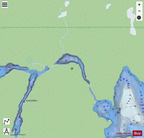 HASE LAC DE LA depth contour Map - i-Boating App - Streets
