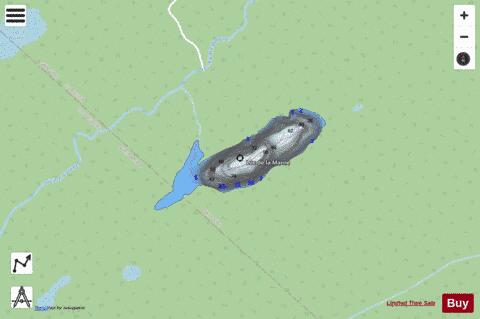 Marne Lac De La depth contour Map - i-Boating App - Streets