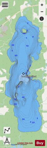 Montbeillard Lac depth contour Map - i-Boating App - Streets