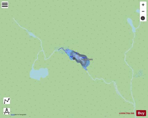 TONDREUX LAC depth contour Map - i-Boating App - Streets