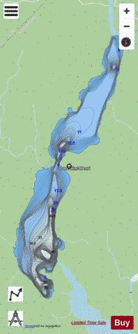 Saint-Henri, Lac depth contour Map - i-Boating App - Streets
