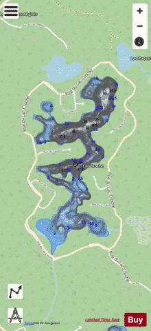 Croche, Lac depth contour Map - i-Boating App - Streets