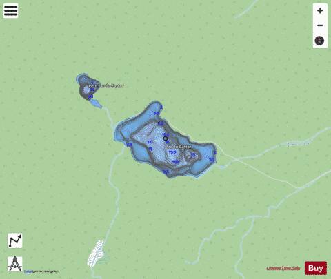 Castor, Lac du depth contour Map - i-Boating App - Streets