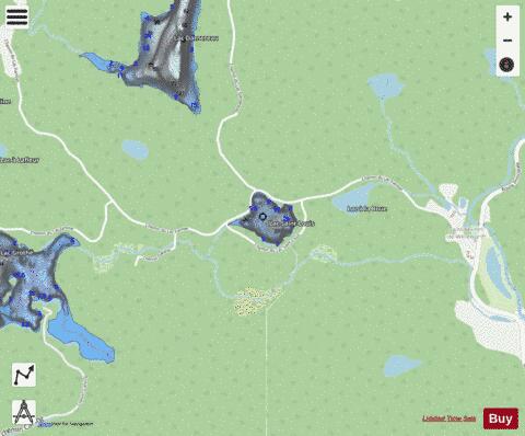 Saint-Louis, Lac depth contour Map - i-Boating App - Streets