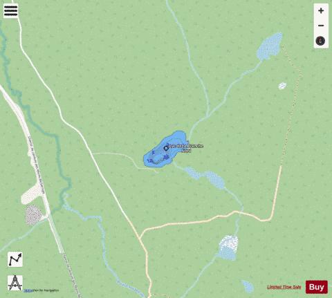 Branche Nord, Lac de la depth contour Map - i-Boating App - Streets
