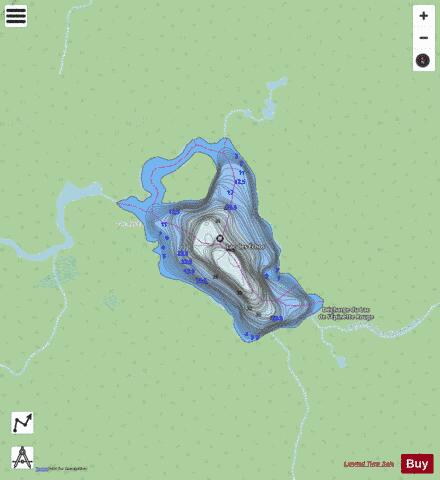 Echos, Lac des depth contour Map - i-Boating App - Streets