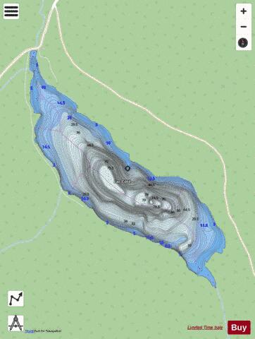 Cote, Lac depth contour Map - i-Boating App - Streets