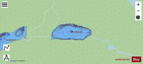 Dumont, Lac depth contour Map - i-Boating App - Streets