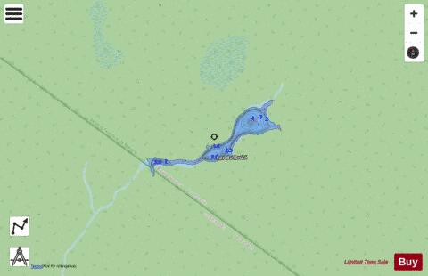 Brule, Lac du depth contour Map - i-Boating App - Streets