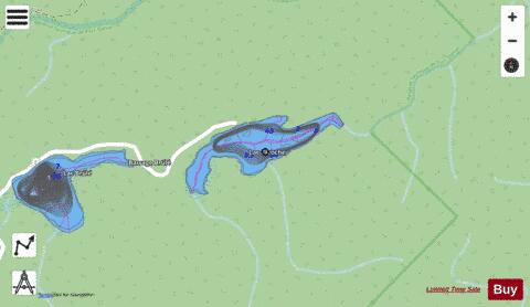Laroche, Lac depth contour Map - i-Boating App - Streets