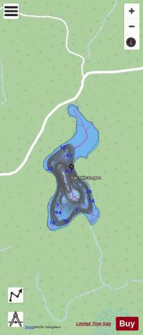 Mecampec, Lac depth contour Map - i-Boating App - Streets
